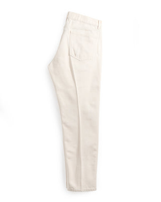 Lardini Twill 5 Pocket Pant Ivory 432 8639