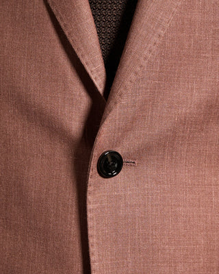 Lardini Wool Silk And Linen Iconic Fine Twill Suit Brick 4 9169