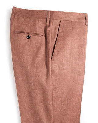 Lardini Wool Silk And Linen Iconic Fine Twill Suit Brick 4 9485