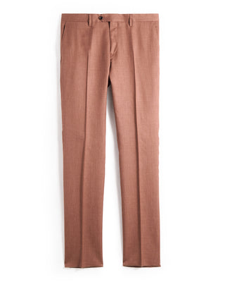 Lardini Wool Silk And Linen Iconic Fine Twill Suit Brick 9481