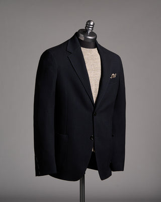 Lardini Mowear Ribbed Sport Jacket Navy 2 9049