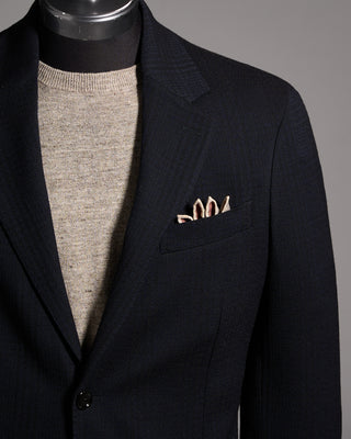 Lardini Mowear Ribbed Sport Jacket Navy 3 9053