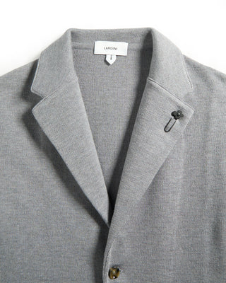 Lardini Cardigan Sweater Jacket Grey 457 8660