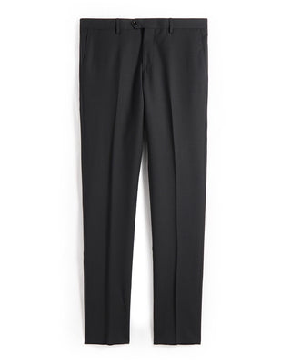 Lardini Natural Stretch Iconic Wool Micro Pattern Suit Black 9459