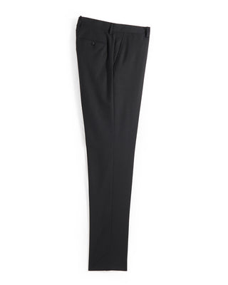 Lardini Natural Stretch Iconic Wool Micro Pattern Suit Black 9 9462