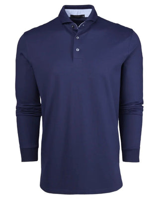 Greyson Cherokee Ls Polo Navy 1
