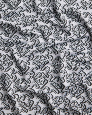 Greyson Intertwined Polo Black  White 3