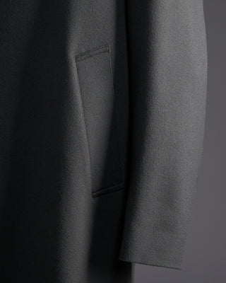 Mackintosh Dunkeld Long Wool Coat With Rain System Olive 6384