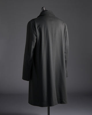 Mackintosh Dunkeld Long Wool Coat With Rain System Olive 6387
