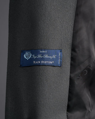 Mackintosh Dunkeld Long Wool Coat With Rain System Olive 6388