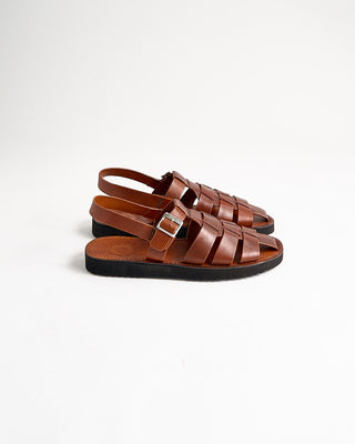 Grenson Quincy 113850 Tan Handpainted Leather Sandals Tan 1097