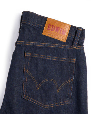 Edwin Made In Japan Regular Fit Akita Selvedge Rinsed Denim Indigo 11 6733