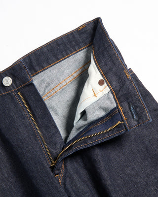 Edwin Made In Japan Regular Fit Aomori Stretch Rinsed Denim Indigo 3