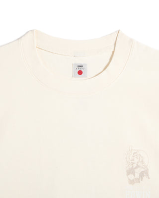 Edwin Smokin Cowgirl Graphic T Shirt Natural 13 6615