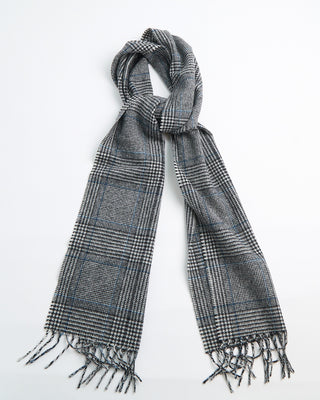 Eton Glencheck Scarf Grey 