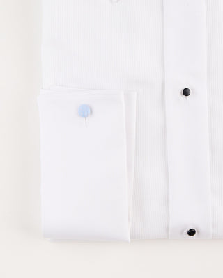 Eton White Fine Striped Bib Contemporary Evening Shirt White 3 1976