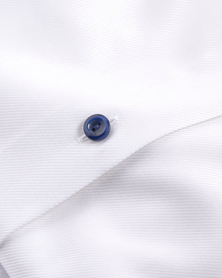 Eton Geometric Textured Twill Slim Shirt White 1 4140
