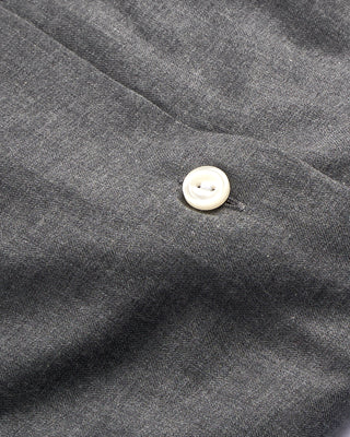 Eton Solid Wide Spread Flannel Contemporary Shirt Grey 1 4096