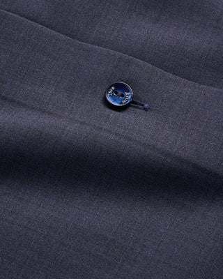 Eton Solid Merino Wide Spread Contempoary Shirt Navy 3 4041