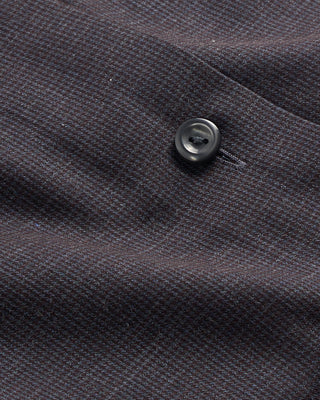 Eton Micro Check Flannel Contemporary Shirt Charcoal 1 4086