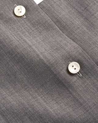 Eton Solid Merino Wide Spread Slim Fit Shirt Grey 3 3987