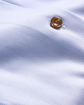 Eton Geometric Textured Twill Slim Shirt Light Blue 2 4030