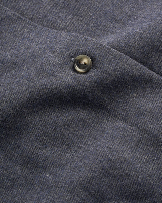 Eton Solid Flannel Casual Fit Shirt Gunmetal 3 4017
