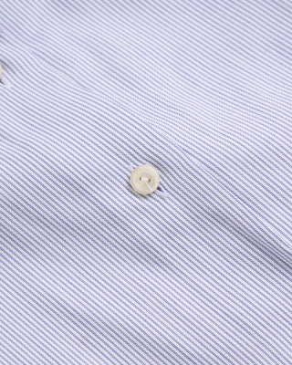 Eton Fine Striped Slim Fit Twill Shirt With Cut Away Collar Light Blue 7 6721