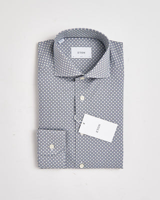 Eton Medallion Signature Twill Slim Shirt Blue 1058765