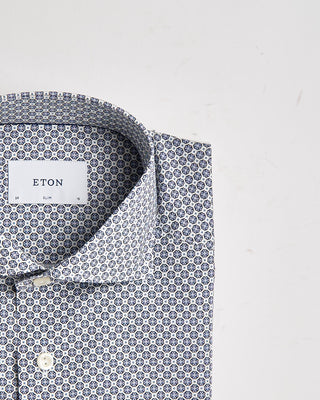 Eton Medallion Signature Twill Slim Shirt Blue 1086557