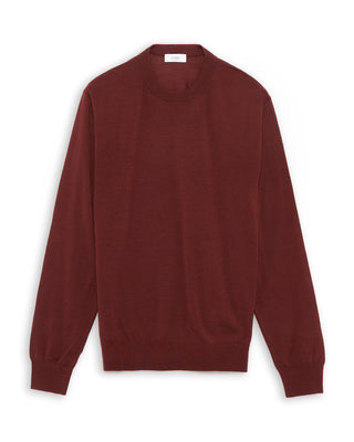 Eton Crew Neck Sweater Burgundy 7 4911