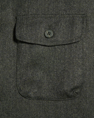 Eton Active Wool Four Pocket Overshirt Green 1 5982