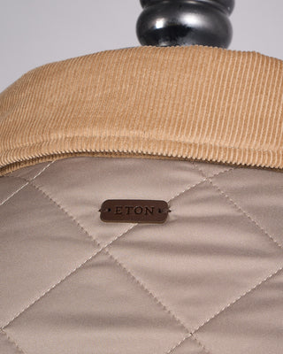 Eton Beige Quilted Shell Jacket Beige 12 2400