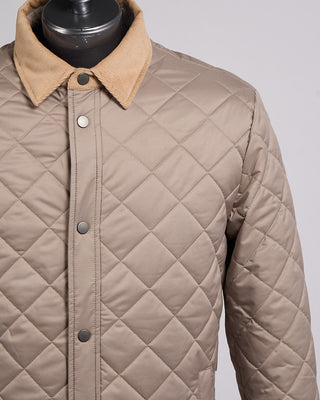Eton Beige Quilted Shell Jacket Beige 8 2404