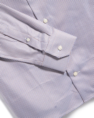 Eton Houndstooth King Twill Slim Shirt Brown 2 6218