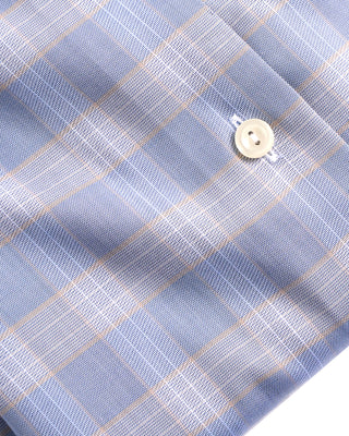 Eton Check Twill Slim Shirt Blue 3 3989