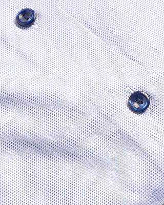 Eton Semi Solid Cotton Tencel Slim Shirt Light Blue 6 3997