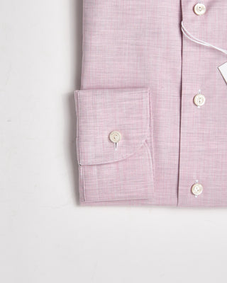 Eton Solid Fine Twill Contemporary Shirt Pink 1044