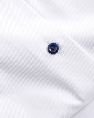 Eton Contemporary Cutaway Geometric Trim Twill Shirt White 1 4142