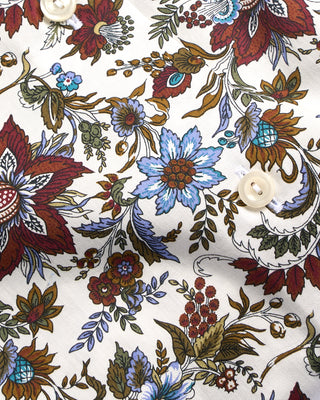 Eton Floral Print Twill Contemporary Shirt Multi 1 4130
