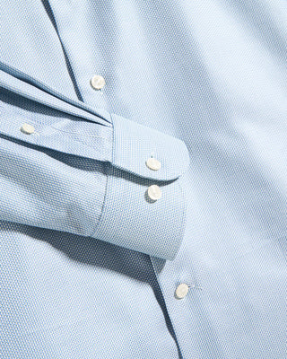 Eton Semi Solid Dobby Contemporary Shirt Teal 16 10584