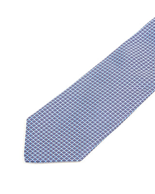Eton Micro Woven Silk Tie Navy Blue 1 10294