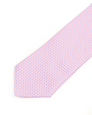 Eton Micro Woven Silk Tie Pink 10227