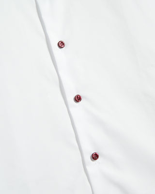 0340 Eton Geometric Effect Signature Twill Slim Shirt White 4 9663