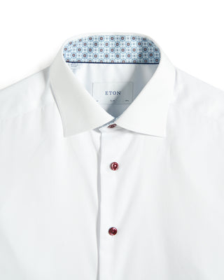 Eton Geometric Effect Signature Twill Slim Shirt - blazerformen.com Blazer For Men Eton Geometric Effect Signature Twill Slim Shirt - blazerformen.com Blazer For Men