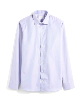 Eton Semi Solid Dobby Slim Shirt Mauve 5 10593