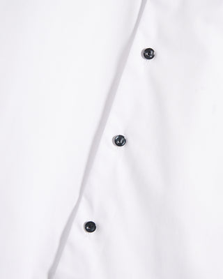 Eton Signature White Twill Contemporary Shirt With Black Buttons White 12 10789