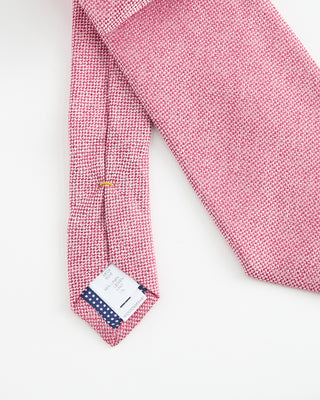 Eton Solid Linen  Silk Tie Pink 