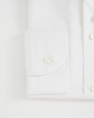Eton White Cotton Linen Contemporary Shirt White 1