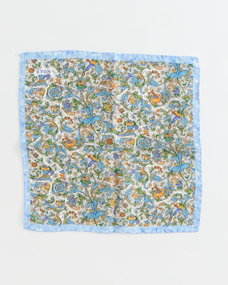 Eton Floral Silk Pocket Square Multi 